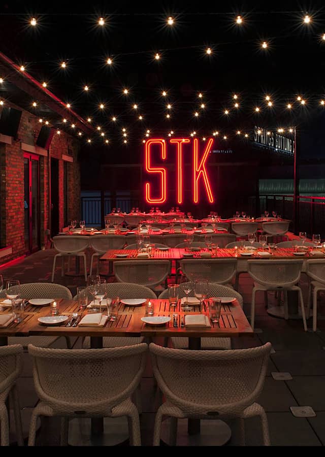 STK Steakhouse burger