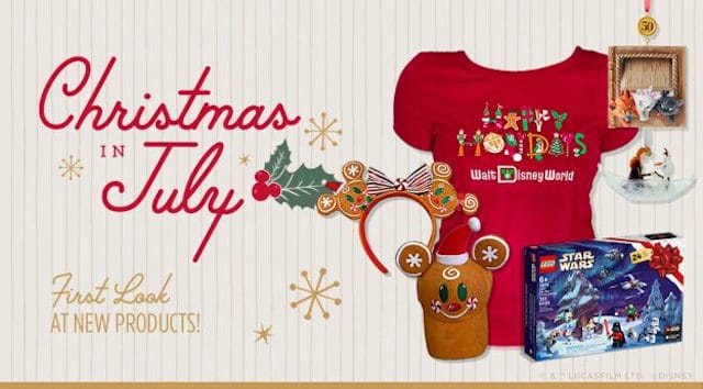 Christmas in July: New Merchandise Now Available on shopDisney