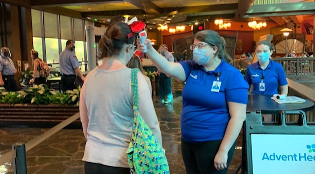 Temperature Screening Procedures at Walt Disney World