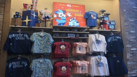 A Look at New Merchandise at World of Disney Store in Anaheim