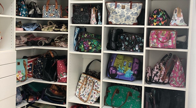 Photo Tour of a Disney Dooney and Bourke Purse Dream Closet