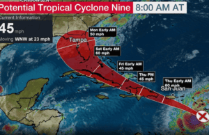 New Tropical Storm May Affect Central Florida this Weekend