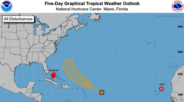 Tropical Storm Warning for Disney World as Hurricane Isaias Heads Towards Florida