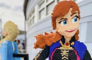 Check Out the New Star Wars and Frozen Lego Sculptures in Disney Springs!