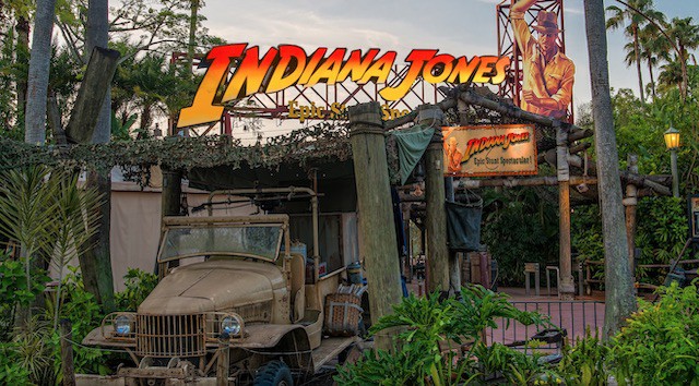 Indiana Jones Epic Stunt Spectacular Theater Used for Mobile Ordering