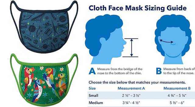 New Mask Designs Now Available on shopDisney with MORE Sizes!