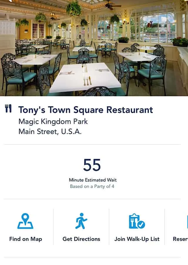 Disney Expands Mobile Dining Ordering