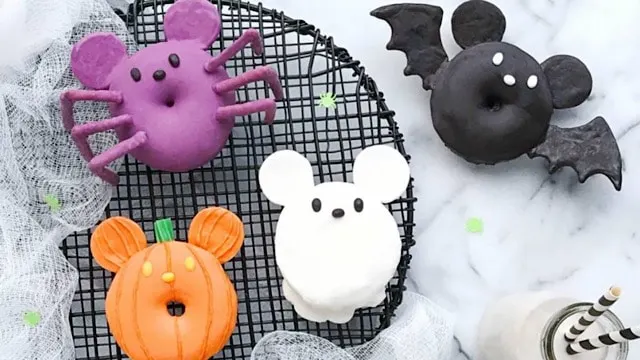 Check Out How To Make Fun, Spooky Mickey Halloween Donuts!