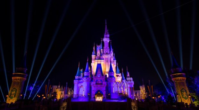 Cinderella Castle was Lit Up for a Special Occasion