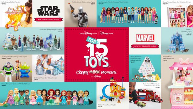 shopDisney Reveals Top Toy List for 2020 Holiday Season