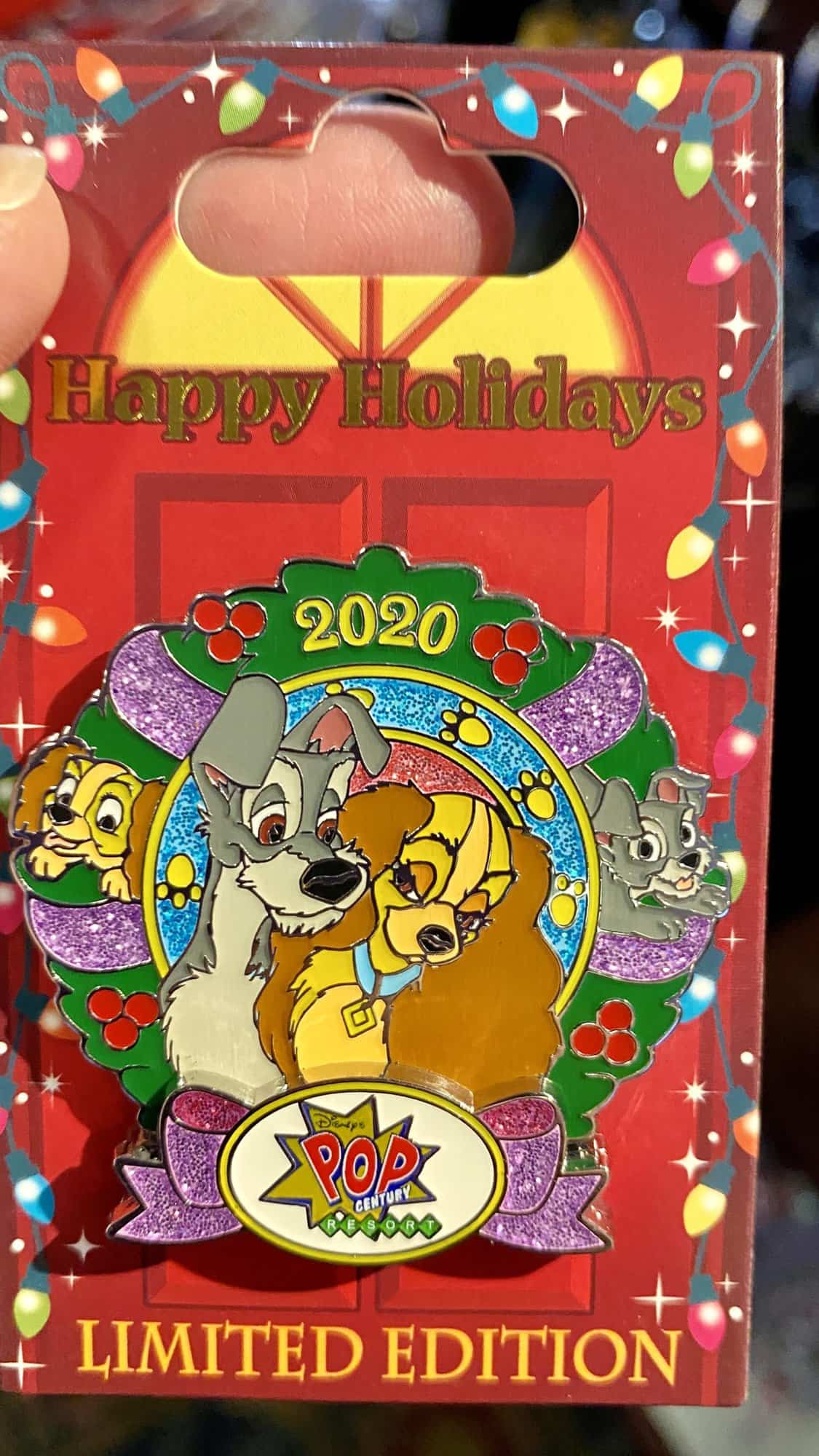 2020 Disney resort holiday pin