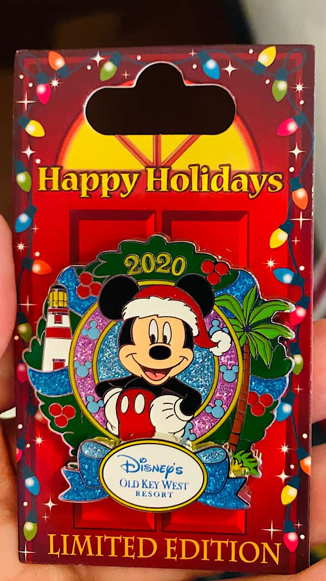 2020 Disney resort holiday pin