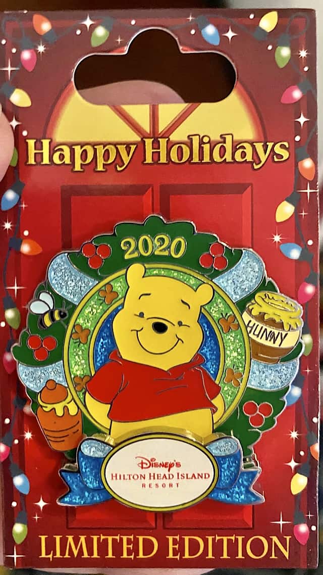 2020 Disney resort holiday pin