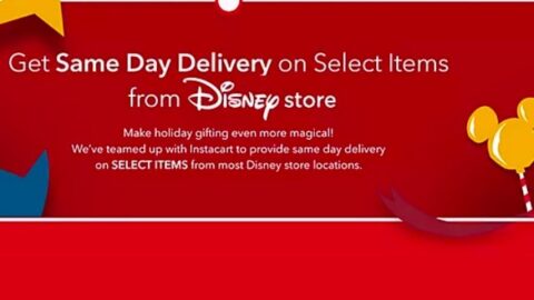 New: shopDisney Offers Same-Day Delivery on Select Disney Store Items!