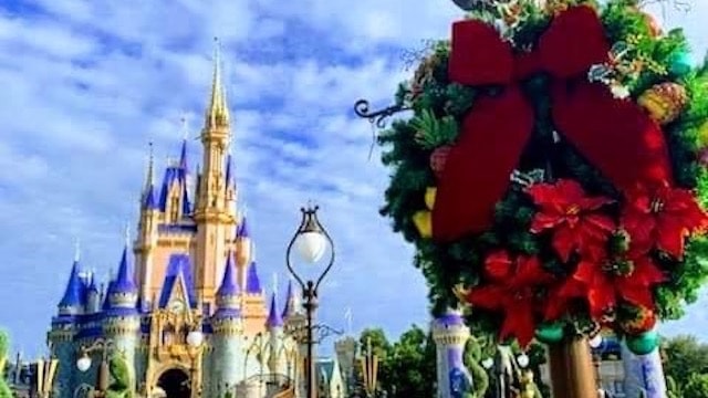 Photos: Christmas Decorations go up at Magic Kingdom!