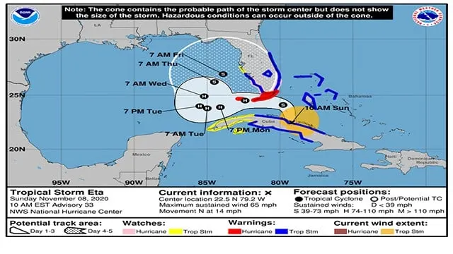 Central Florida Under Tropical Storm Warning