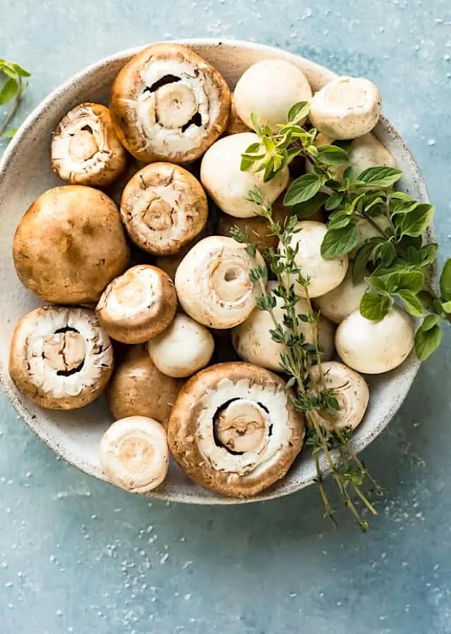 mushrooms fresh herbs recipe