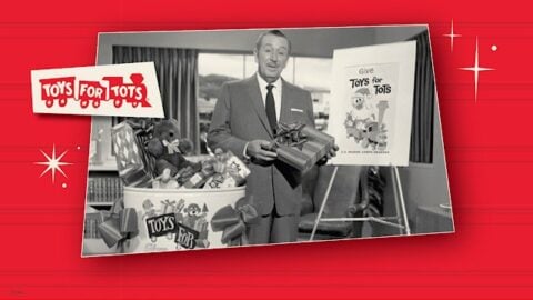 HUGE Donation from the Disney Company for Toys for Tots and Walt Disney’s Magical Contribution