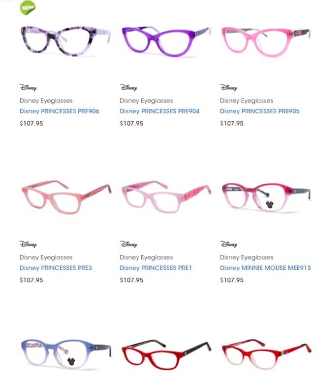 Disney princess eyeglasses sales