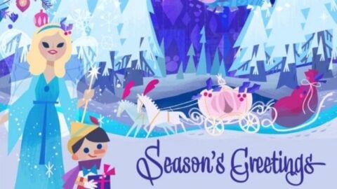 Now you Can Print a Last Minute Disney Holiday Card