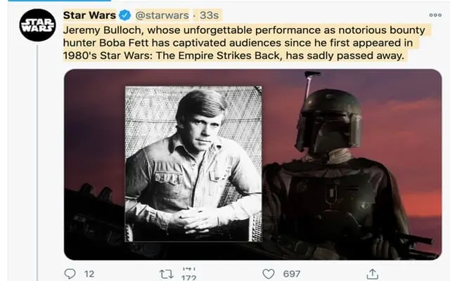 another star wars actor legend passes away