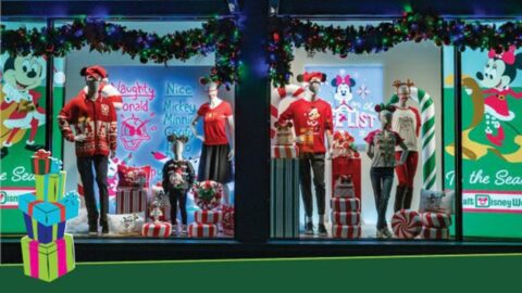 Holiday Window Displays at Walt Disney World Resort