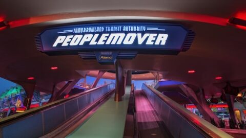 Video: PeopleMover is Testing at Magic Kingdom!