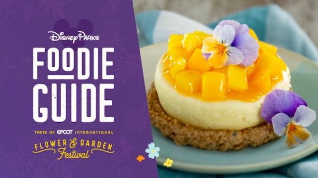 All the amazing food coming to Epcot's International Flower and Garden Festival!