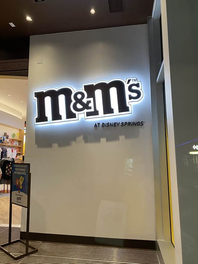 Giant M&M Candy Sign Installed as M&M's Store Makes Progress at Disney  Springs