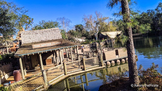 Not all of Tom Sawyer Island Reopened after Refurbishment