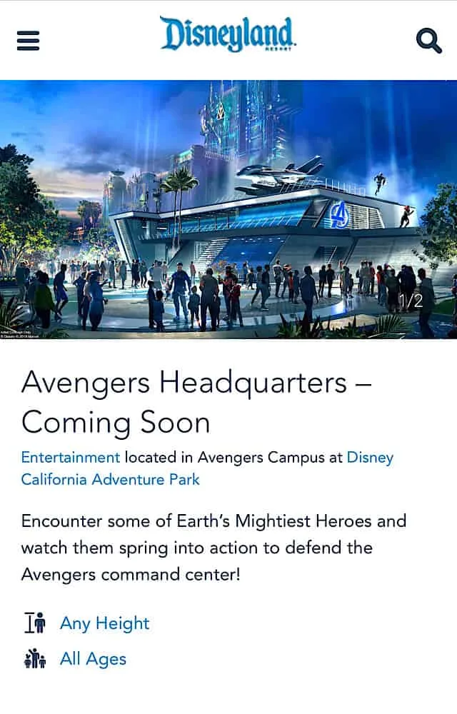 New: Will Disneyland's Marvel Avengers Campus Opening Soon?