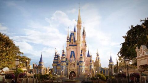 Disney shares first look of magical 50th Anniversary Cinderella Castle decorations