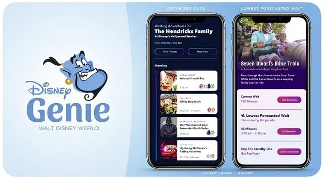 Latest Update on Disney's Genie Planning App
