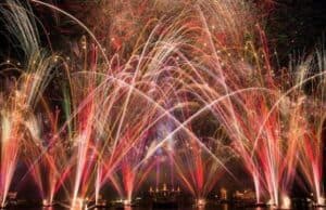 Huge Fireworks Show Blasted Over Epcot Overnight