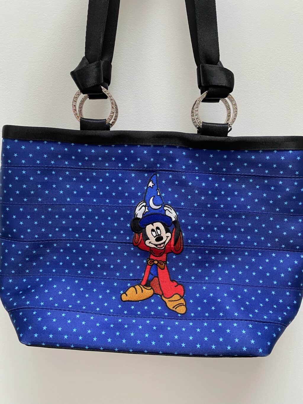 Mickey Haunted Mansion Wallpaper Canvas Purse Mickey 