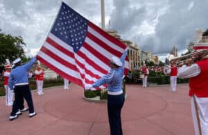 Flag Ceremonies are Back at Disney World and Disneyland