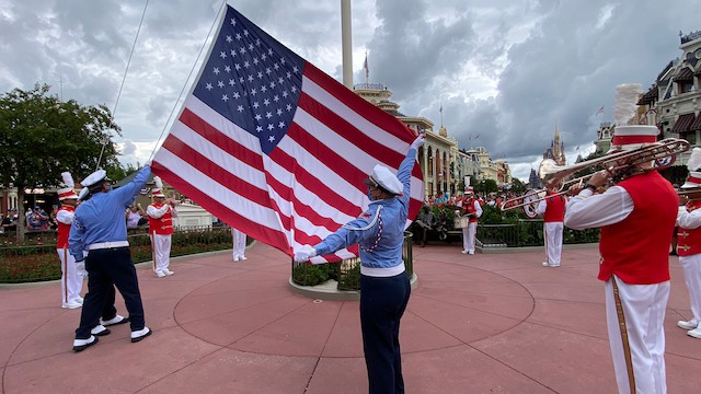 Flag Ceremonies are Back at Disney World and Disneyland