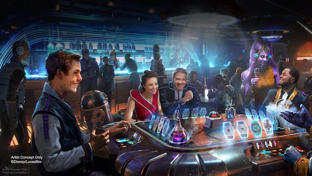Dining options for Star Wars: Galactic Starcruiser Adventures