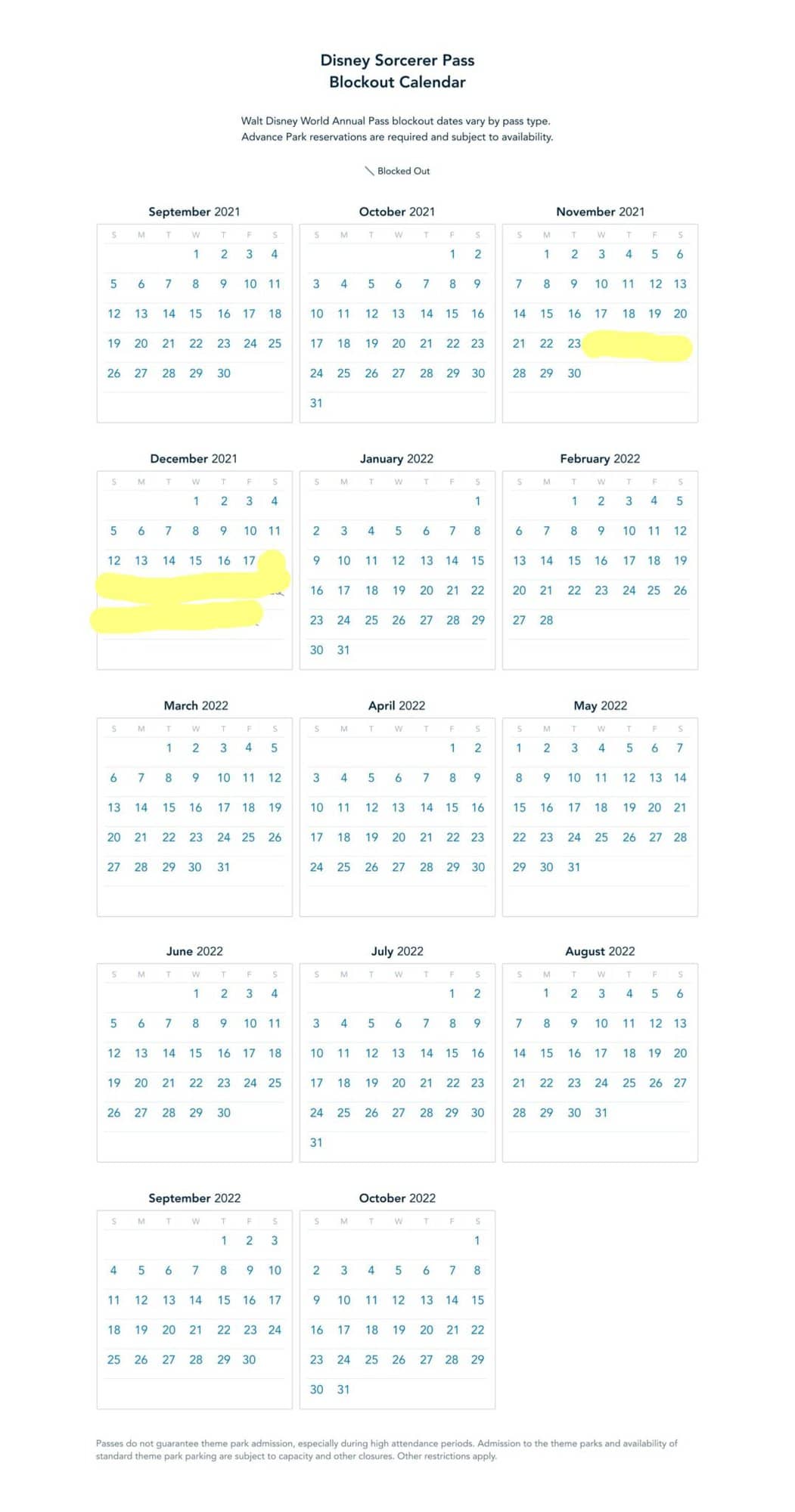 Everything We Know about New Annual Pass Renewals and Blackout Dates