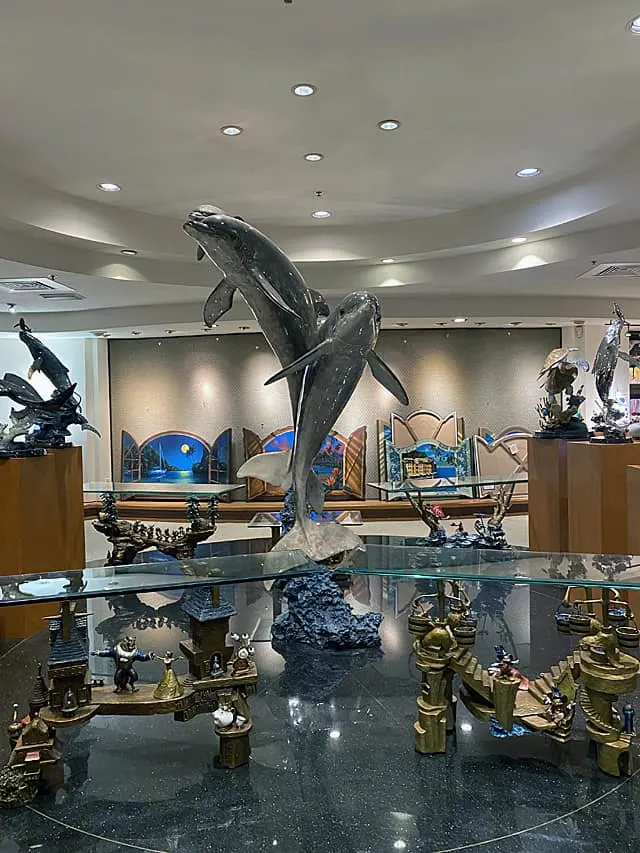 Check out the Unique Wyland Galleries of Florida at Disney's Boardwalk Resort