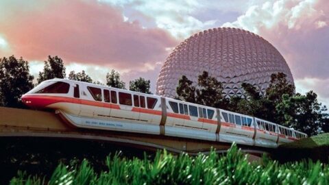 Disney World Monorails get a special 50th anniversary nighttime enhancement