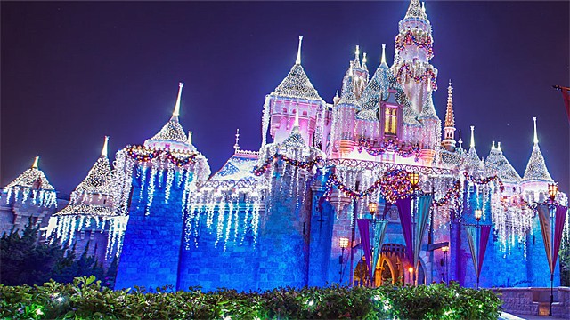 Festivities at Disneyland's new Merriest Nites Holiday After Hours Event