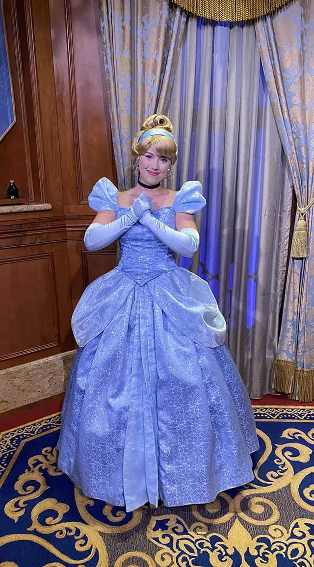 Cinderella new character sighting in Magic Kingdom