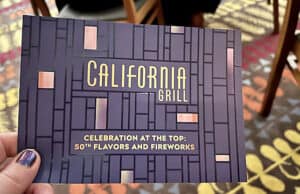 Full review of California Grill's Celebration at the Top Fireworks Party