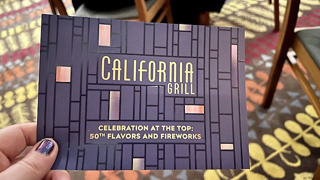 Full review of California Grill's Celebration at the Top Fireworks Party