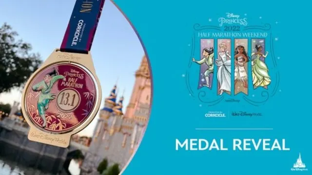 NEW Princess Half Marathon Weekend Medals Revealed