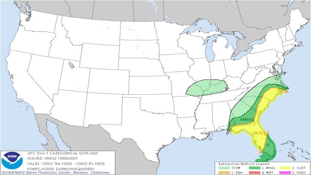 Severe Weather Is Possible In Disney World Today