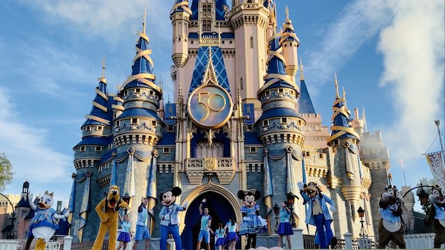 Photos and Video: Magic Kingdom welcome show debuts with a 50th anniversary theme