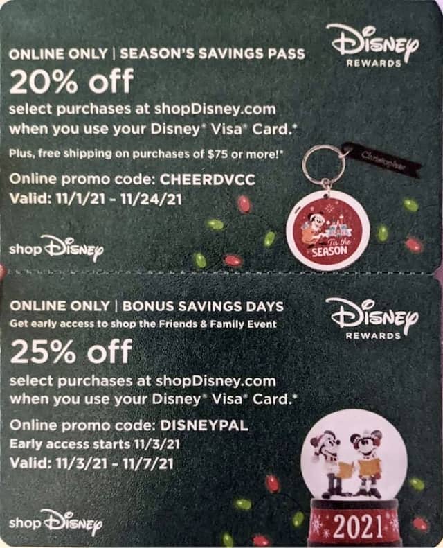 New discounts for holiday shopping at shopDisney