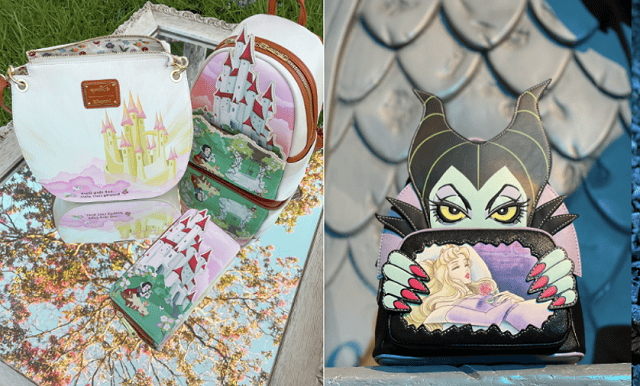 Loungefly Disney Sleeping Beauty Stained Glass Castle Crossbody